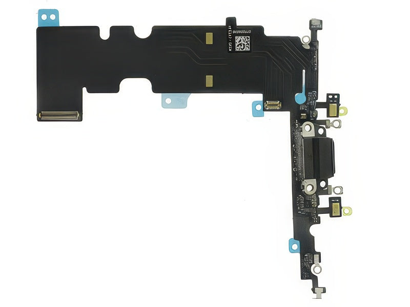 Flat cable + Connettore Ricarica + Microfono Nero senza logo per Apple iPhone 8 Plus