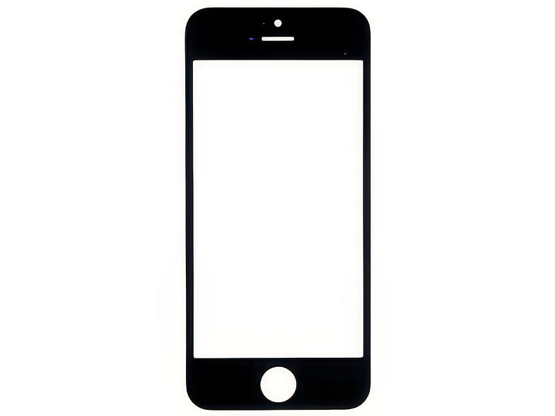 Vetrino Nero Ottima qualità senza logo per Apple iPhone SE