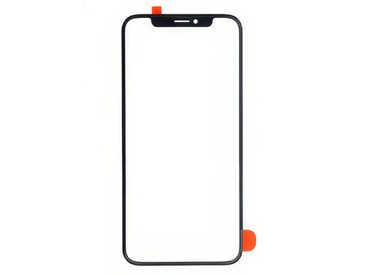 Vetrino Nero Ottima qualità senza logo per Apple iPhone X