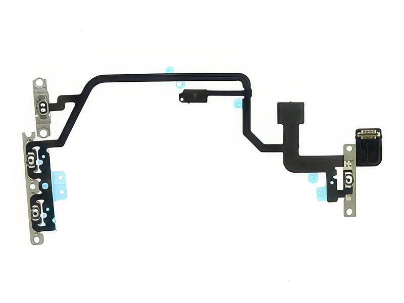 Flat Cable + Clip Vibrazione + Microfono + Flash + Switch Tasti Laterali senza logo per Apple iPhone Xr