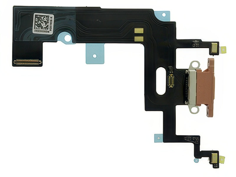 Flat cable + Connettore Ricarica + Microfono Rosa senza logo per Apple iPhone Xr