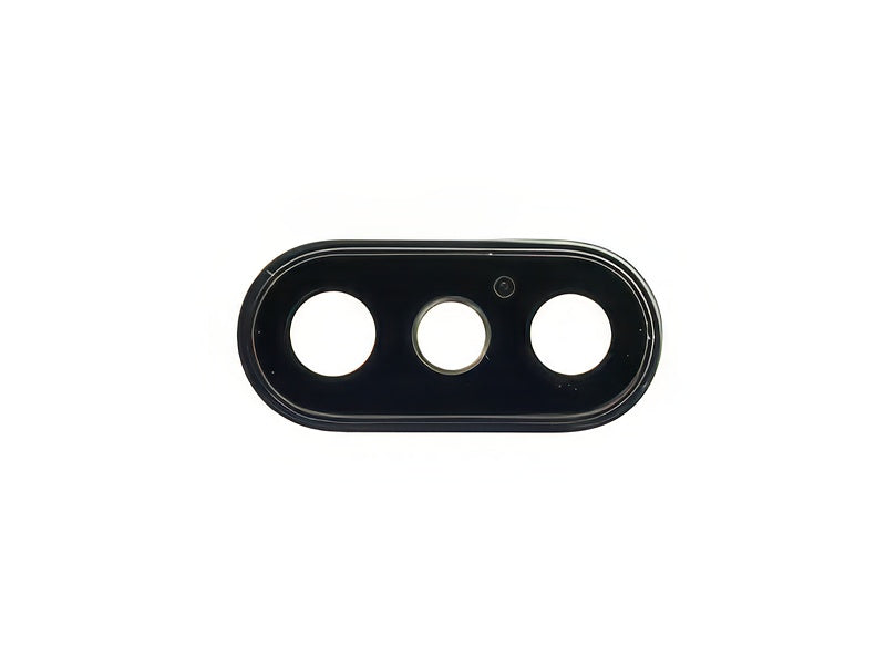 Cover Camera + Vetrino + Frame Nero per Apple iPhone Xs