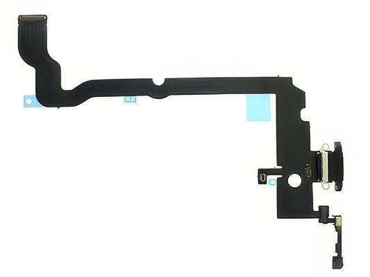 Flat cable + Connettore Ricarica + Microfono Nero senza logo per Apple iPhone Xs Max