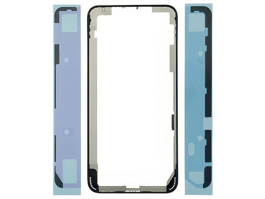 Frame cornice lcd + Adesivi Nero per Apple iPhone Xs Max