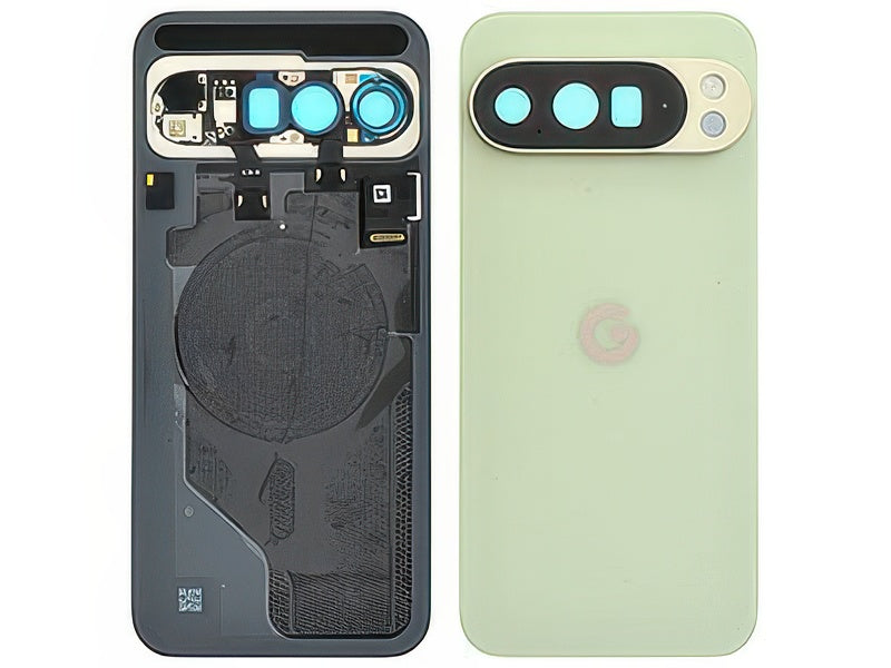 Cover Batteria + Vetrino Camera + Antenna NFC Jade Green per Google Pixel 10 Pro XL