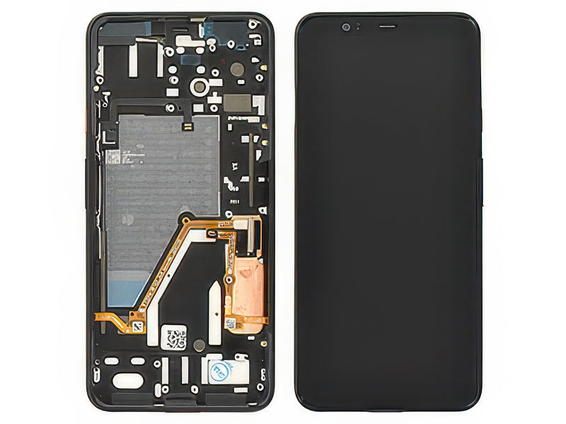 Lcd + Touch Screen + Frame Nero per Google Pixel 4 XL