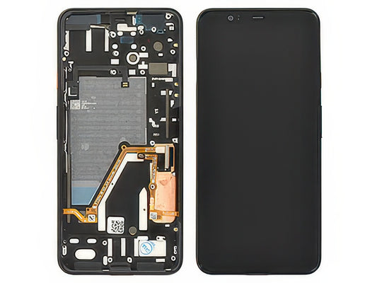 Lcd + Touch Screen + Frame Nero per Google Pixel 4 XL