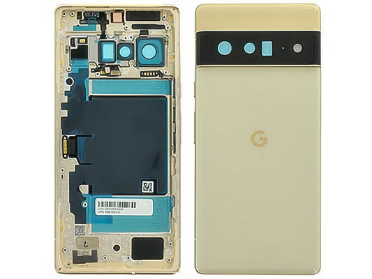 Cover Batteria + Vetrino Camera + Tasti Laterali Sorta Sunny per Google Pixel 6 Pro