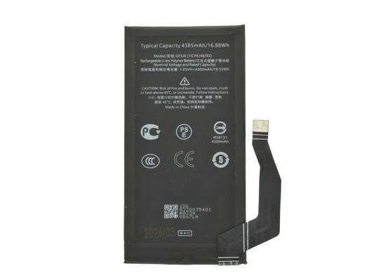 Batteria Litio 4385 mAh slim per Google Pixel 7a 5G