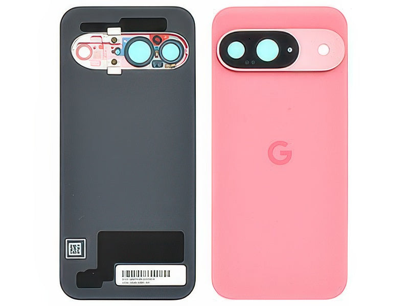 Cover Batteria + Vetrino Camera Rosa per Google Pixel 9