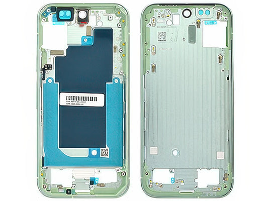 Guscio frontale + Frame Supporto LCD e Touchscreen + Tasti Laterali Verde Matcha per Google Pixel 9