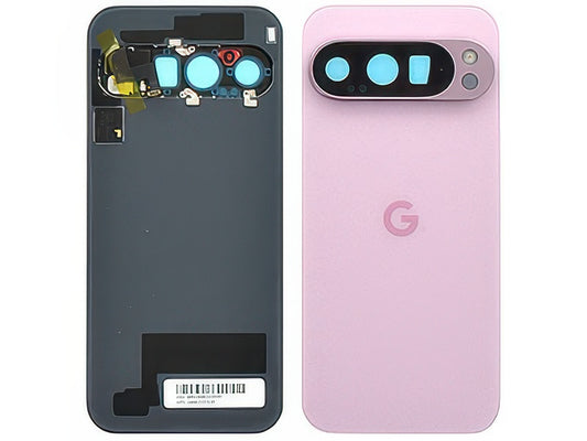 Cover Batteria + Vetrino Camera + Adesivi Rose Quartz per Google Pixel 9 Pro