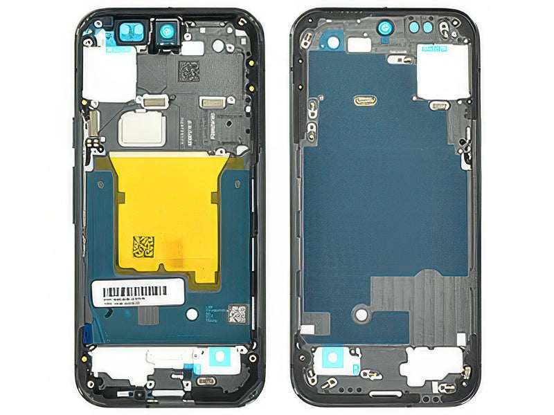 Guscio frontale + Frame Supporto LCD e Touchscreen + Tasti Laterali Nero Obsidian per Google Pixel 9 Pro