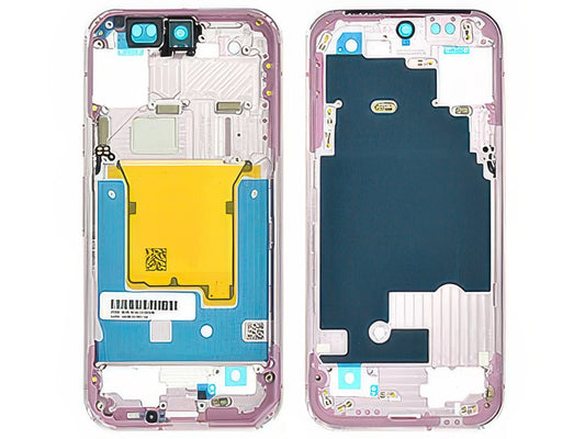 Guscio frontale + Frame Supporto LCD e Touchscreen + Tasti Laterali Rose Quartz per Google Pixel 9 Pro