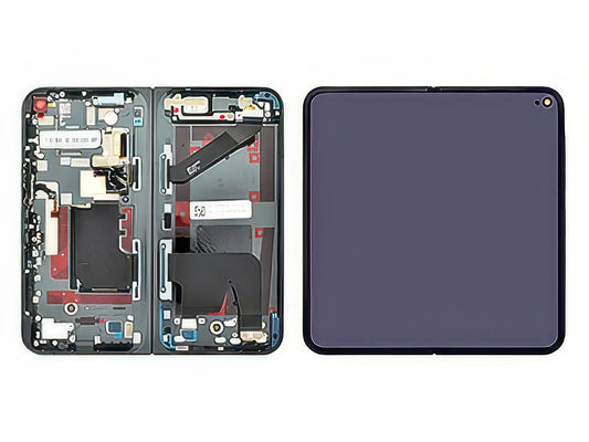 Lcd + Touch Screen + Frame Obsidian per Google Pixel 9 Pro Fold