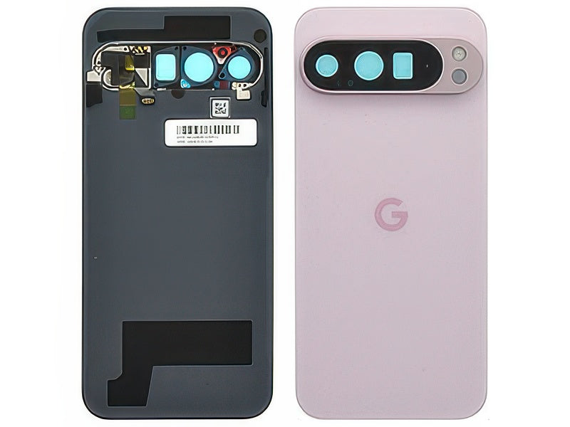 Cover Batteria + Vetrino Camera + Adesivi Rose Quartz per Google Pixel 9 Pro XL