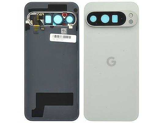 Cover Batteria + Vetrino Camera Bianco per Google Pixel 9 Pro XL