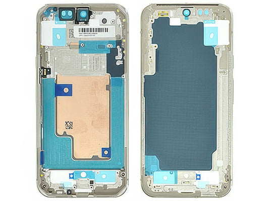 Guscio frontale + Frame Supporto LCD e Touchscreen + Tasti Laterali Crete Grey per Google Pixel 9 Pro XL