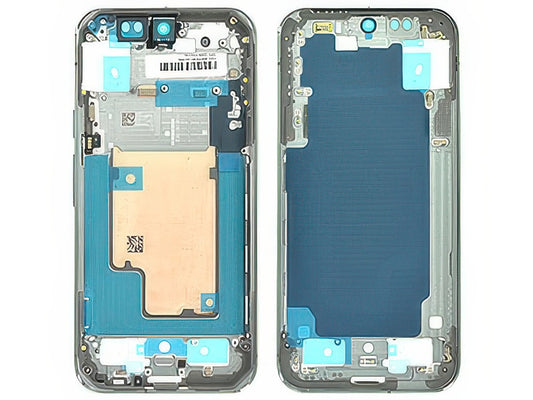 Guscio frontale + Frame Supporto LCD e Touchscreen + Tasti Laterali Slate Grey per Google Pixel 9 Pro XL