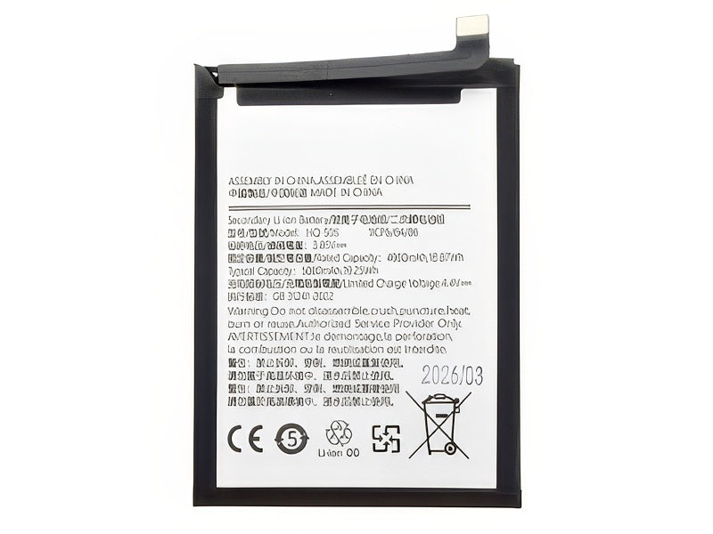 Batteria Litio 5000 mAh slim per Samsung SM-A025G Galaxy A02s