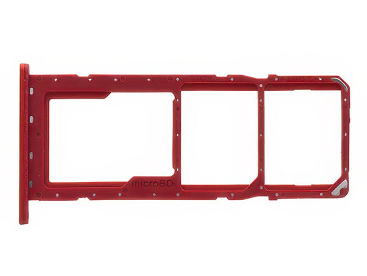 Sportello Dual Sim card/SD Card Rosso per Samsung SM-A035 Galaxy A03