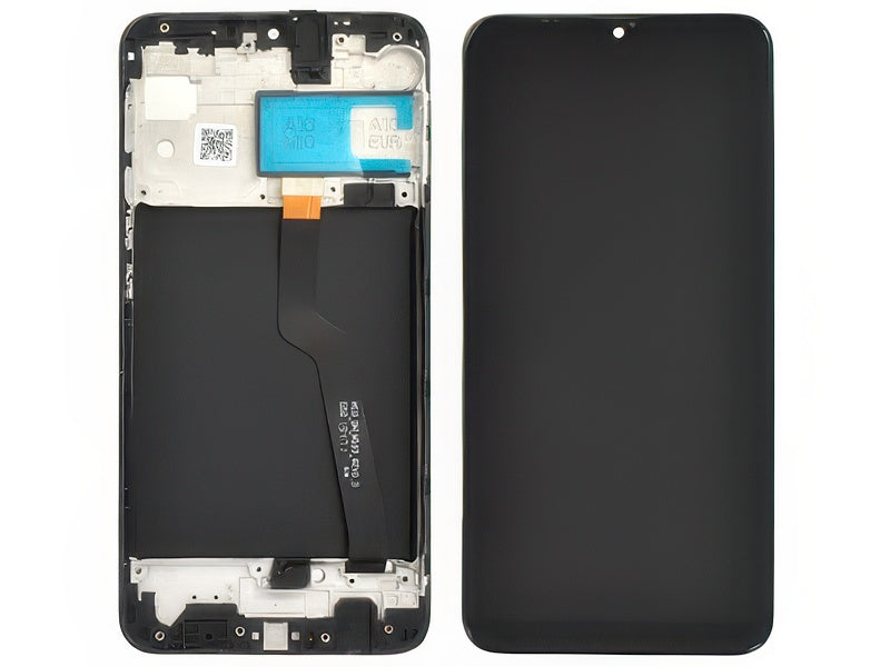Display Lcd Rigenerato Nero con Frame Qualità Premium per Samsung SM-A105 Galaxy A10