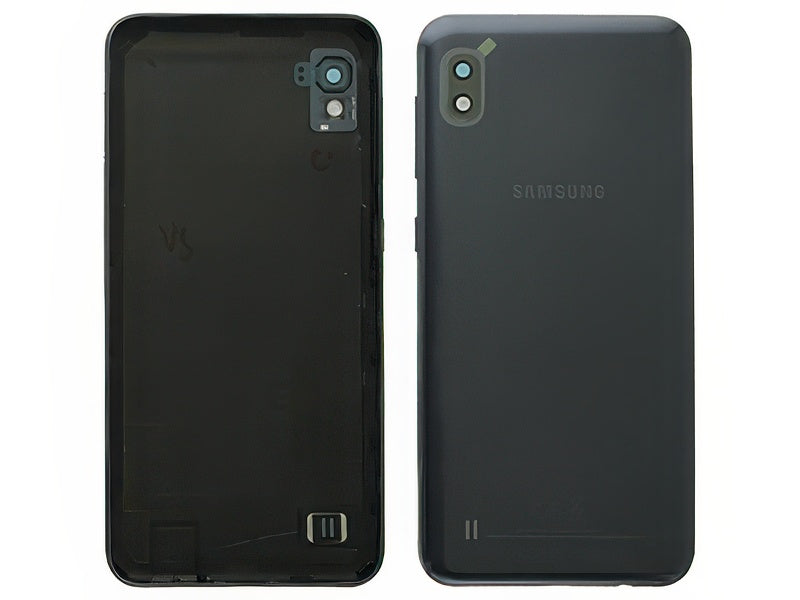 Cover Batteria + Vetrino Camera + Tasti Laterali Nero per Samsung SM-A105 Galaxy A10