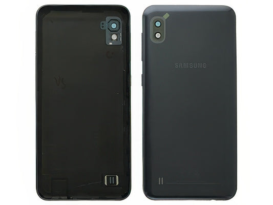 Cover Batteria + Vetrino Camera + Tasti Laterali Nero per Samsung SM-A105 Galaxy A10
