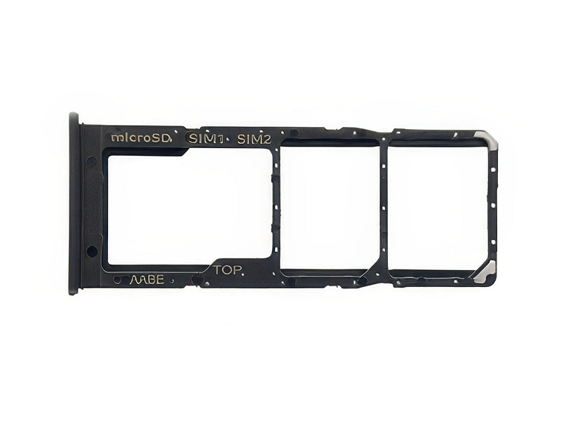 Sportello Dual Sim card/SD Card + Alloggio Nero per Samsung SM-A127 Galaxy A12