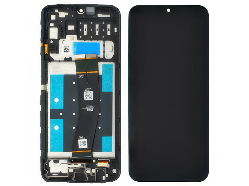 Display Lcd Rigenerato Nero con Frame Qualità Premium per Samsung SM-A145 Galaxy A14