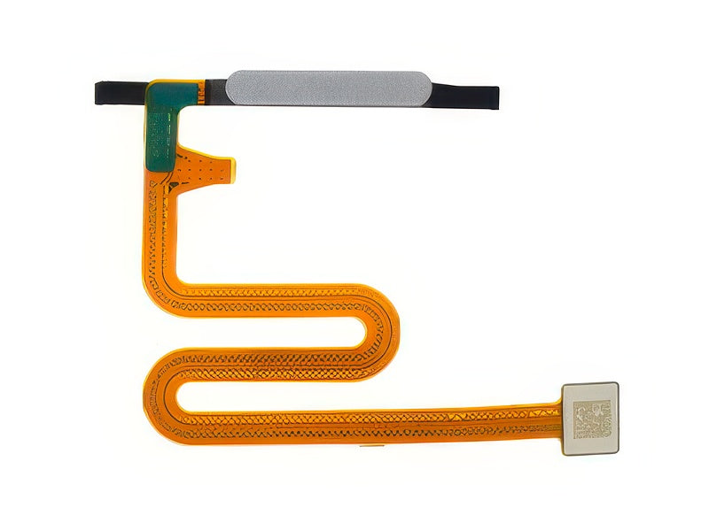 Flat cable + Lettore Impronta Argento per Samsung SM-A145 Galaxy A14