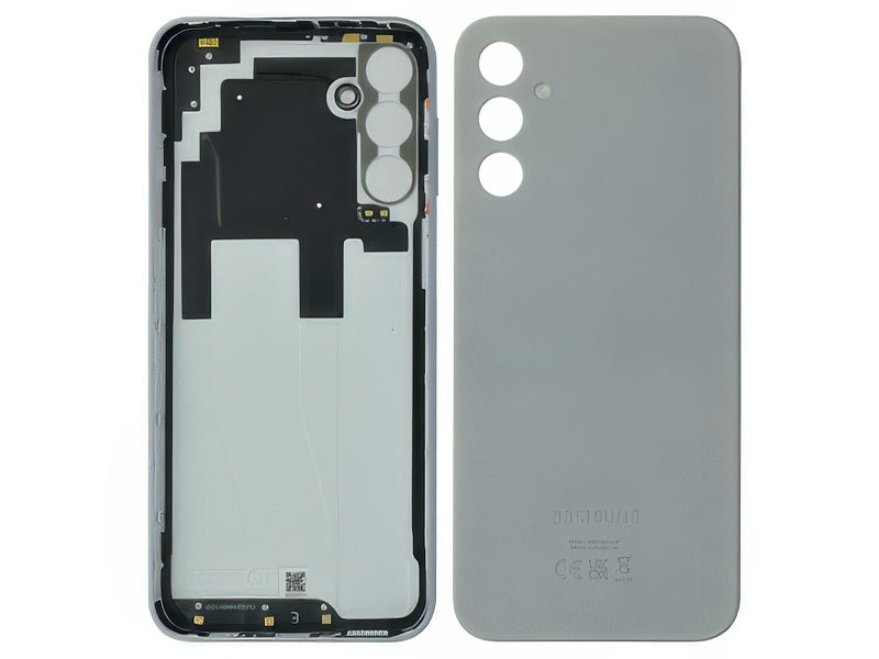 Cover Batteria + Tasto Volume Argento per Samsung SM-A145 Galaxy A14
