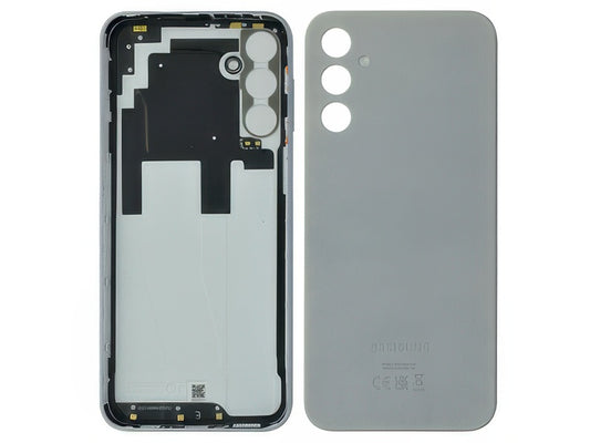 Cover Batteria + Tasto Volume Argento per Samsung SM-A145 Galaxy A14