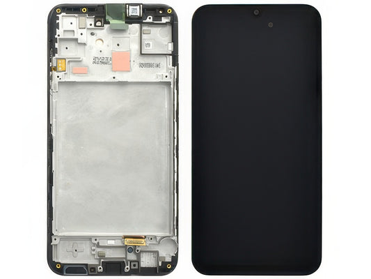 Lcd + Touchscreen + Frame + Swich Tasti Laterali Nero per Samsung SM-A155 Galaxy A15 4G