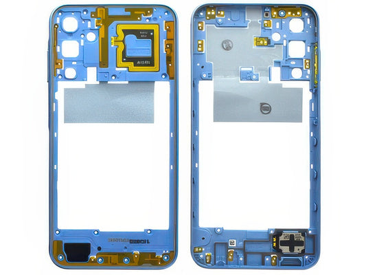 Guscio frontale + Frame Supporto Lcd + Antenna NFC Blu per Samsung SM-A156 Galaxy A15 5G