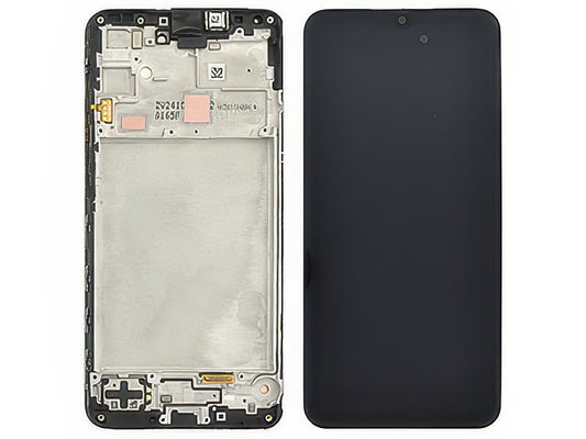 Display Lcd Incell Nero con Frame No sensore proxy e Lettore impronta Qualità Ottima per Samsung SM-A165 Galaxy A16 4G