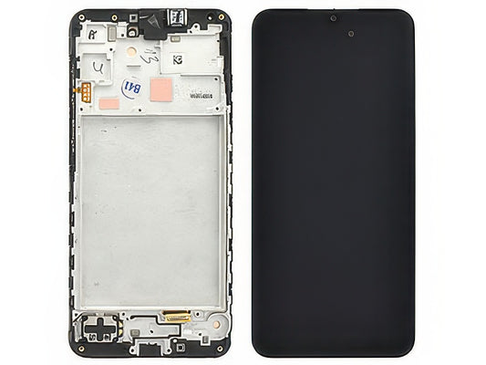 Lcd + Touch Screen + Frame + Swicth Tasti Laterali Nero per Samsung SM-A166 Galaxy A16 5G