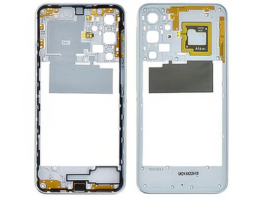 Rear Cover + Tasto Volume + Antenna NFC Grigio Chiaro per Samsung SM-A166 Galaxy A16 5G