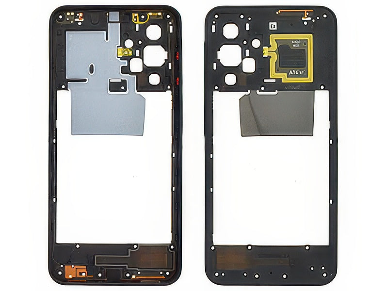 Rear Cover + Tasto Volume + Antenna NFC Nero per Samsung SM-A175 Galaxy A17 4G