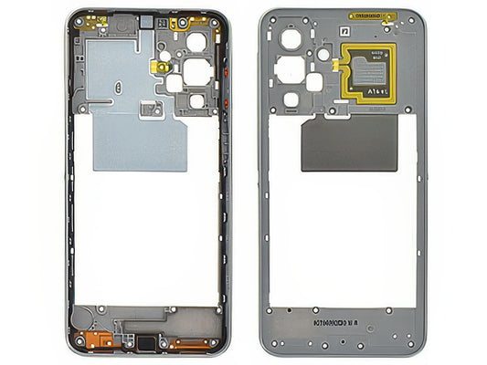 Rear Cover + Tasto Volume + Antenna NFC Grigio per Samsung SM-A175 Galaxy A17 4G