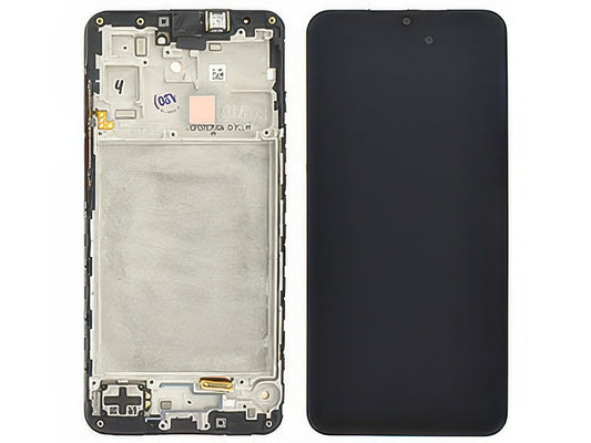 Lcd + Touch Screen + Frame + Swicth Tasti Laterali Nero per Samsung SM-A176 Galaxy A17 5G