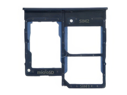 Sportello Dual Sim card/SD Card + Alloggio Blu per Samsung SM-A202 Galaxy A20e