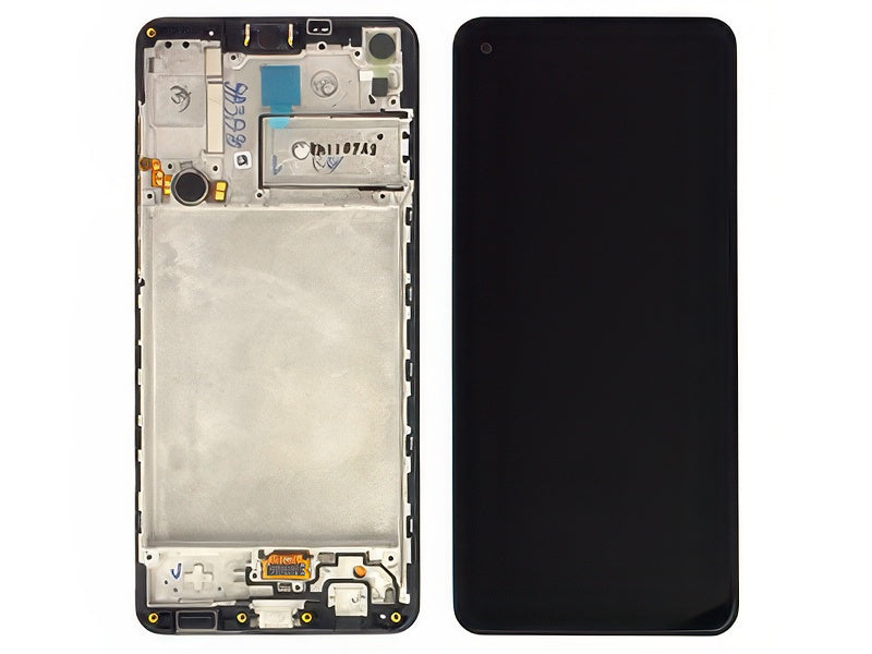 Lcd + Touchscreen + Frame + Vibrazione + Altoparlante Nero per Samsung SM-A217 Galaxy A21s