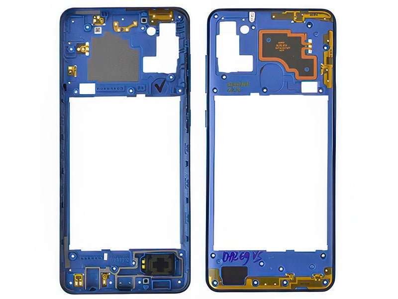 Rear Cover + Antenna + Suoneria + Tasti Laterali Blu per Samsung SM-A217 Galaxy A21s