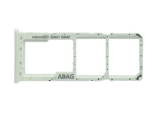 Sportello Dual Sim card/SD Card + Alloggio Bianco per Samsung SM-A217 Galaxy A21s