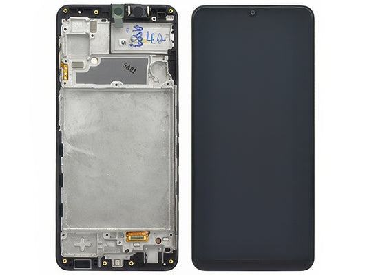 Lcd + Touchscreen + Frame Nero per Samsung SM-A225 Galaxy A22