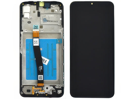 Display Lcd Rigenerato Nero con Frame Qualità Premium per Samsung SM-A226 Galaxy A22 5G