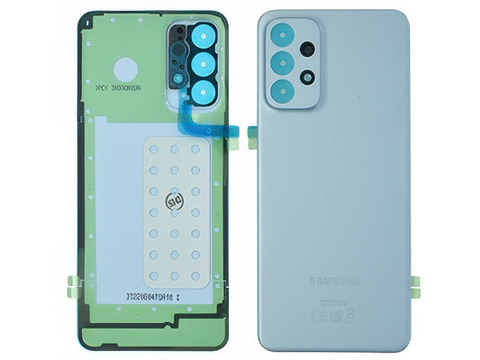 Cover Batteria + Adesivi Awesome Blue per Samsung SM-A236 Galaxy A23 5G