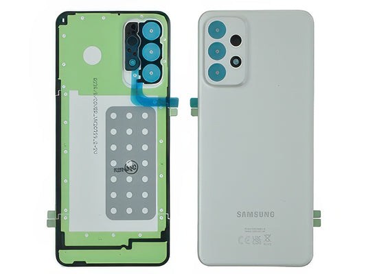 Cover Batteria + Adesivi Awesome White per Samsung SM-A236 Galaxy A23 5G