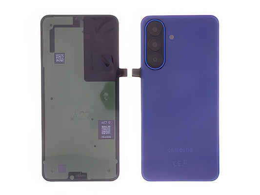 Cover Batteria + Vetrino Camera + Adesivi Blu per Samsung SM-A276 Galaxy A27 5G